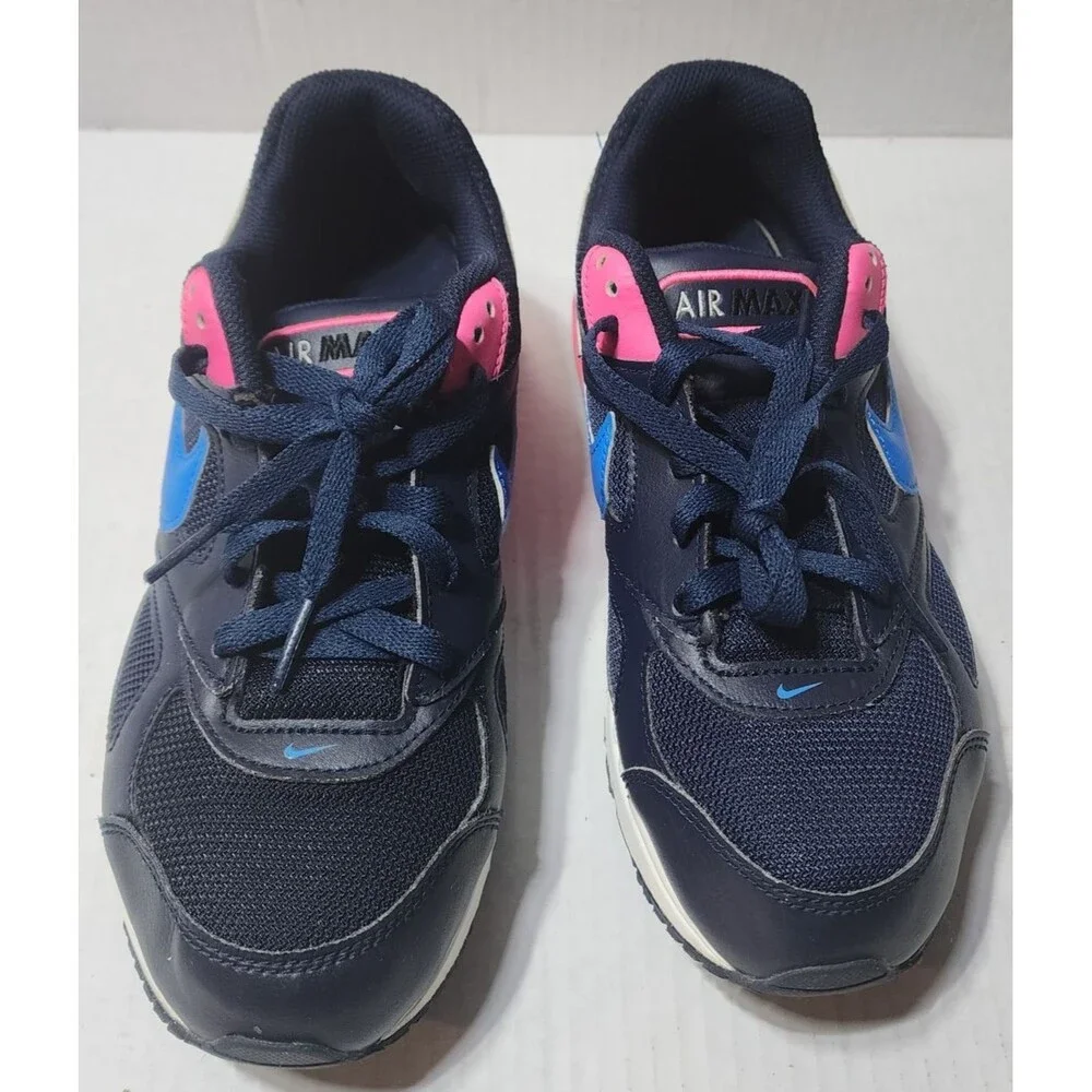 Nike Air Max IVO (GS) Obsidian/Pink Girl's Sneakers Size 6Y